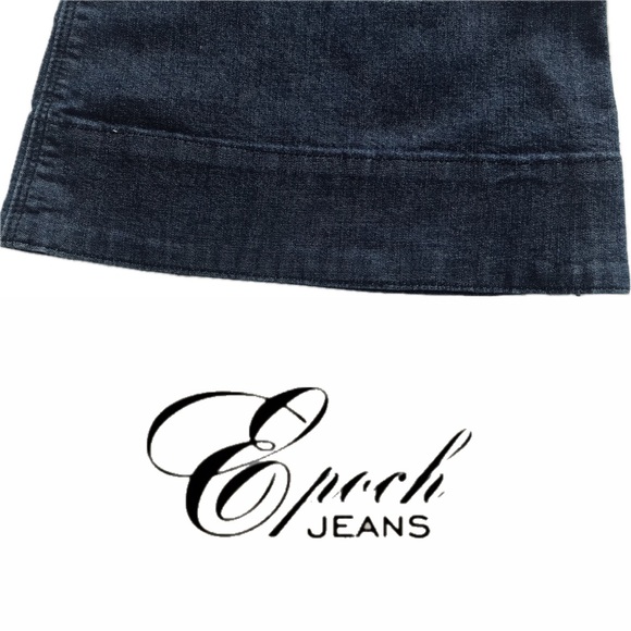 VINTAGE Epoch Jeans Chambray Denim Bell Flare Sailor Jeans. Sz. 11 - Picture 6 of 12